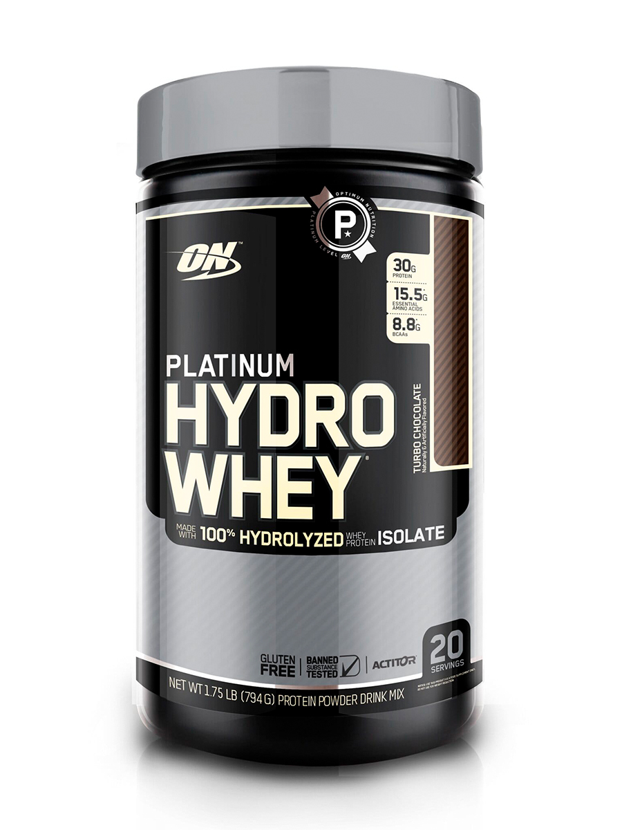 Протеин Platinum HydroWhey, 20 порций, Optimum Nutrition Turbo Chocolate - фото 1 - id-p106489481