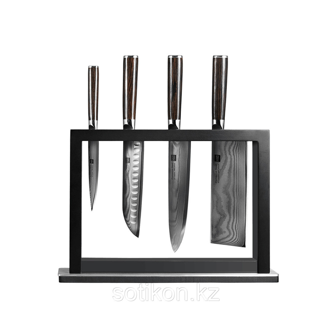 Набор ножей из дамасской стали Huohou Damascus Knife Set - фото 1 - id-p109311665