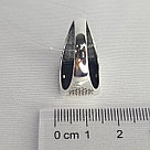 Кольцо из серебра с наношпинелью SOKOLOV 95010092 чернение, фото 3