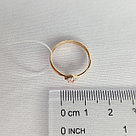 Кольцо Aquamarine 68499АВ.6 серебро с позолотой, фото 3