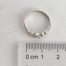 Кольцо из серебра с фианитами SOKOLOV 94011317 покрыто  родием, фото 3