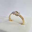 Кольцо из золочёного серебра SOKOLOV 93010831 серебро с позолотой, фото 2