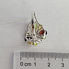 Кольцо из серебра с миксом камней SOKOLOV 92011833 покрыто  родием, фото 3