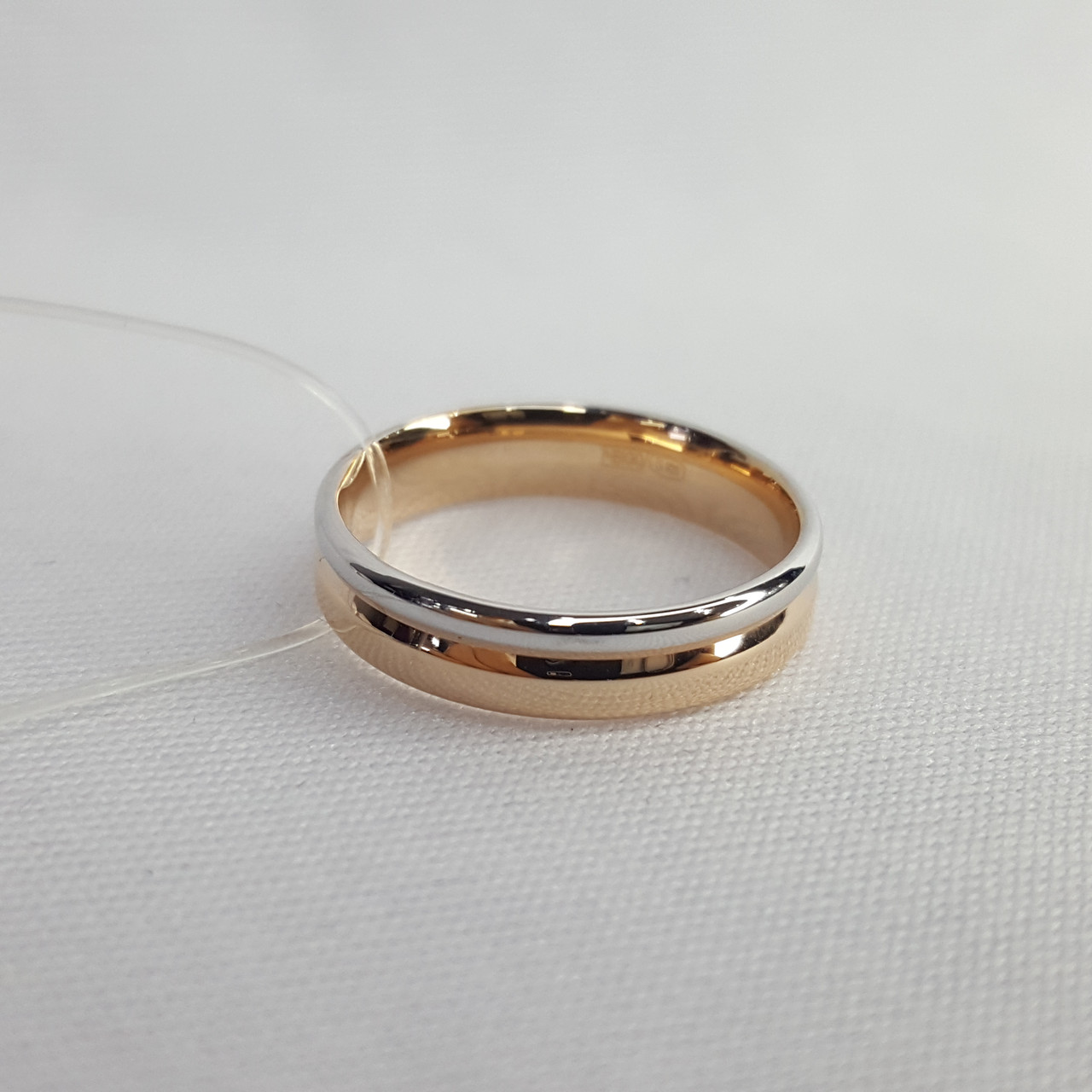 Обручальное кольцо из золочёного серебра SOKOLOV 94110029 покрыто родием - фото 1 - id-p50154704