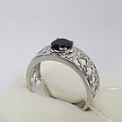 Кольцо из серебра с фианитом Diamant 94-110-00956-1 серебро с родием, фото 3