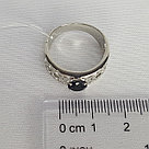 Кольцо из серебра с фианитом Diamant 94-110-00956-1 серебро с родием, фото 4