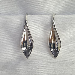 Серьги из серебра Diamant 94-120-00845-1 покрыто  родием