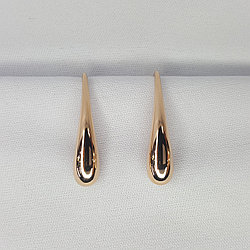 Серьги из золочёного серебра Diamant 93-120-00844-1 серебро с позолотой