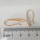 Серьги из золочёного серебра Diamant 93-120-00844-1 серебро с позолотой, фото 3