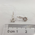 Серьги из серебра с фианитами Diamant 94-120-00675-1 покрыто  родием коллекц. Принцессы, фото 3