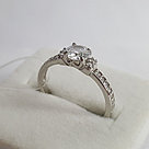Кольцо из серебра с фианитами Diamant 94-110-01556-1 серебро с родием, фото 3