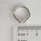 Кольцо из серебра с фианитами Diamant 94-110-01556-1 серебро с родием, фото 4