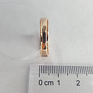 Кольцо из золочёного серебра с бриллиантом SOKOLOV 87010082 позолота, фото 3