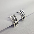 Серьги из серебра с фианитами Красная Пресня 33013786-5, фото 2