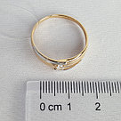 Серебряное кольцо  Фианит Aquamarine 68278А.6, фото 4