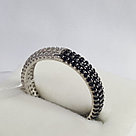 Кольцо из серебра с фианитами Diamant 94-110-01765-1 серебро с родием, фото 3