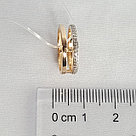 Кольцо серебряное на 2-ю фалангу  Фианит Aquamarine 67510А.6  коллекц. Foxy, фото 4