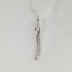 Подвеска из серебра с фианитами SOKOLOV 94-130-01138-1  вид серебряная подвеска буква