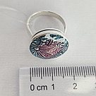 Кольцо из серебра с эмалью Diamant 95-110-01708-1 чернение, фото 3