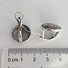 Серьги из серебра с эмалью Diamant 95-120-01708-1 чернение, фото 3