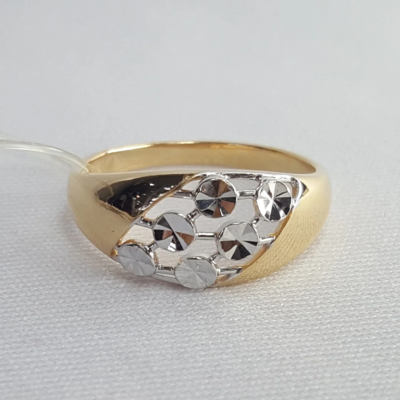 Кольцо из золочёного серебра Diamant 93-110-00764-1 серебро с позолотой, фото 1