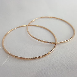 Серьги из золоченого серебра Diamant 93-124-01391-1 серебро с позолотой