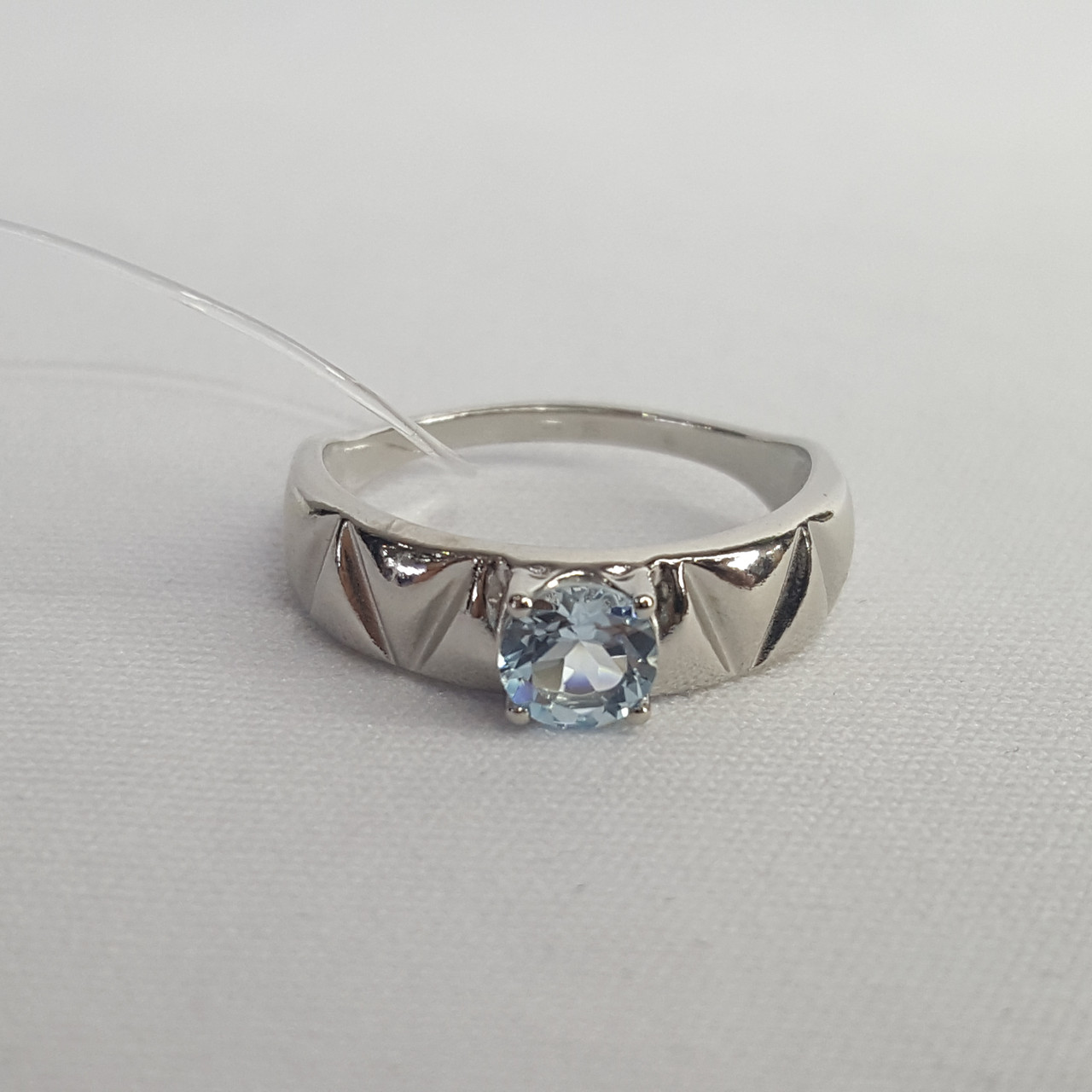 Кольцо из серебра с топазом Diamant 94-310-00793-1 покрыто  родием