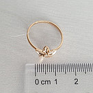 Кольцо из золочёного серебра с фианитами Diamant 93-110-01636-1 серебро с позолотой, фото 4