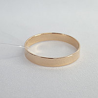 Серебряное обручальное кольцо Aquamarine 54783.6 позолота