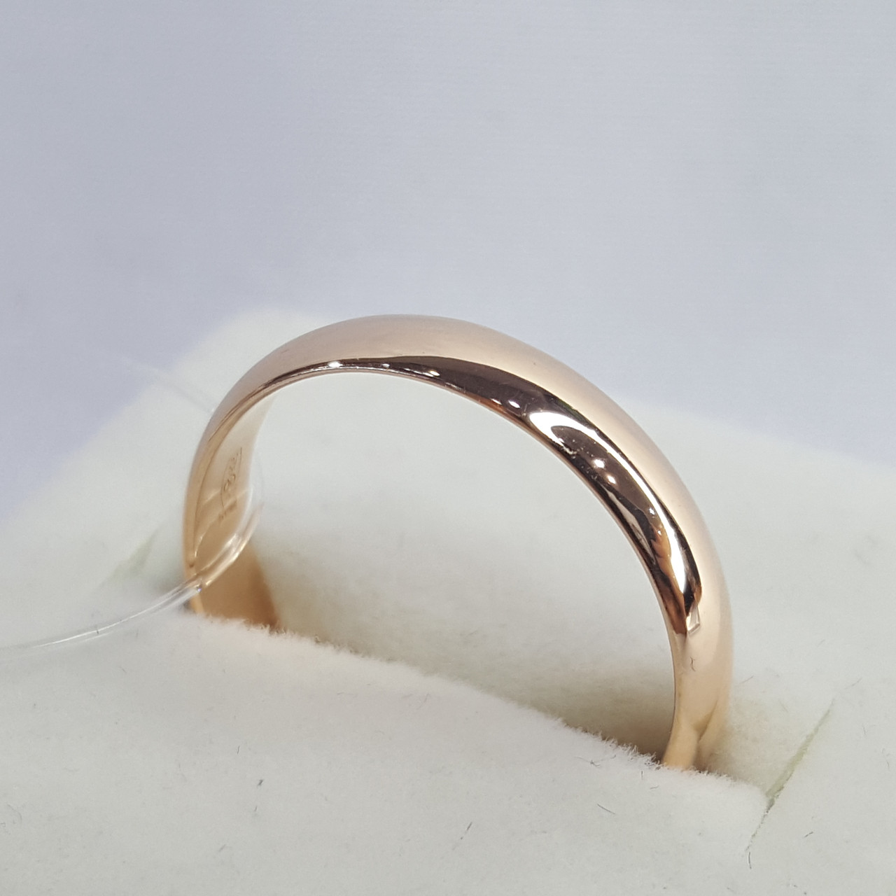 Серебряное обручальное кольцо Aquamarine 50346.6 позолота коллекц. Love story - фото 2 - id-p101277516