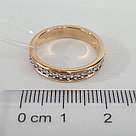 Кольцо из золочёного серебра с фианитами Diamant 93-110-01549-2 серебро с позолотой, фото 4