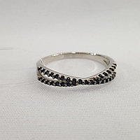 Кольцо из серебра с фианитами Diamant 94-110-01512-1 покрыто родием