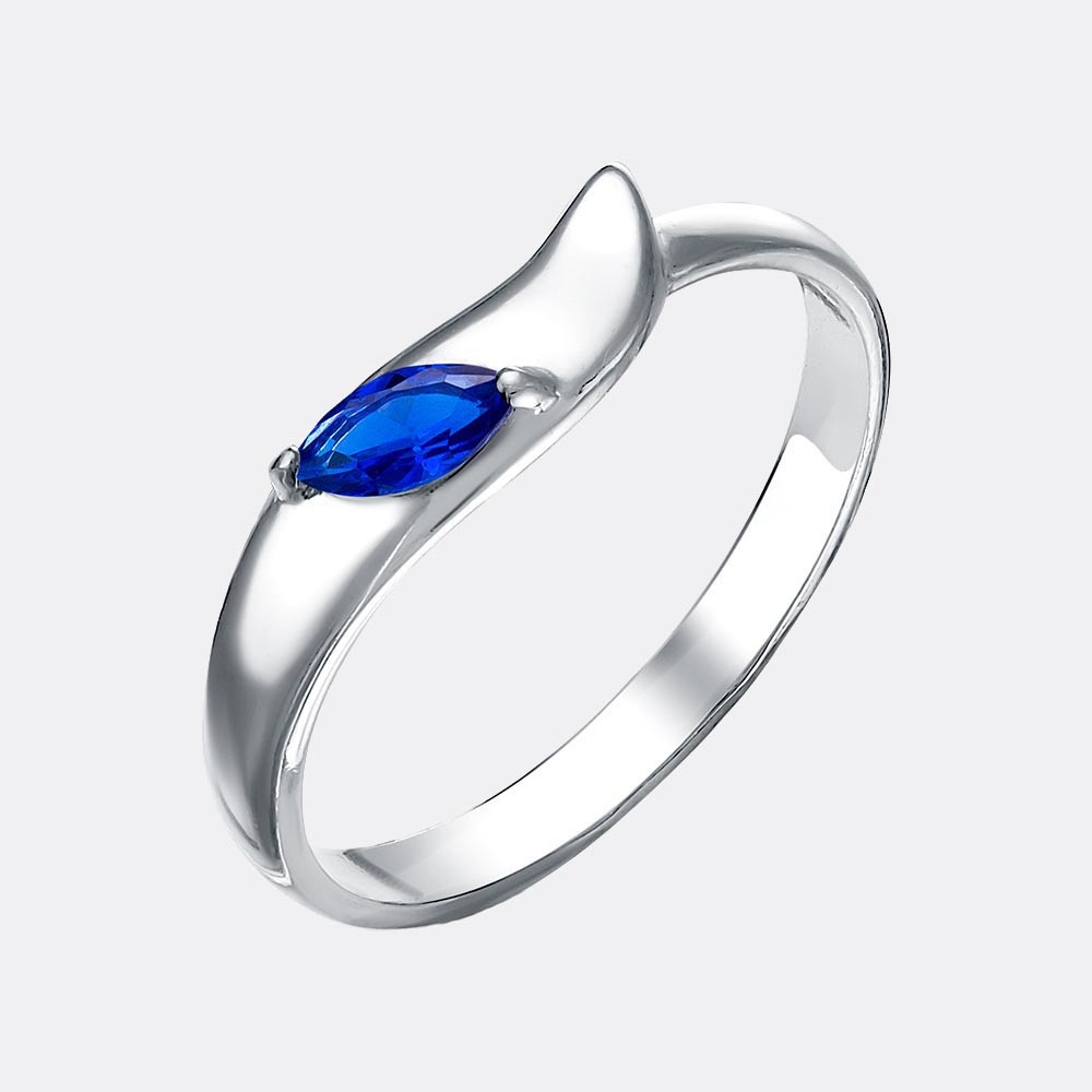 Серьги из серебра с фианитами Красная Пресня 23813062б4, фото 1