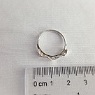 Серебряное кольцо  Фианит Aquamarine 68865А.5  коллекц. Тея, фото 4