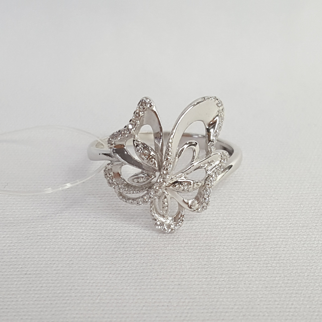 Серьги из серебра с фианитами Aquamarine 68237А.5