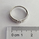 Серебряное кольцо  Фианит Aquamarine 665641А.5, фото 4