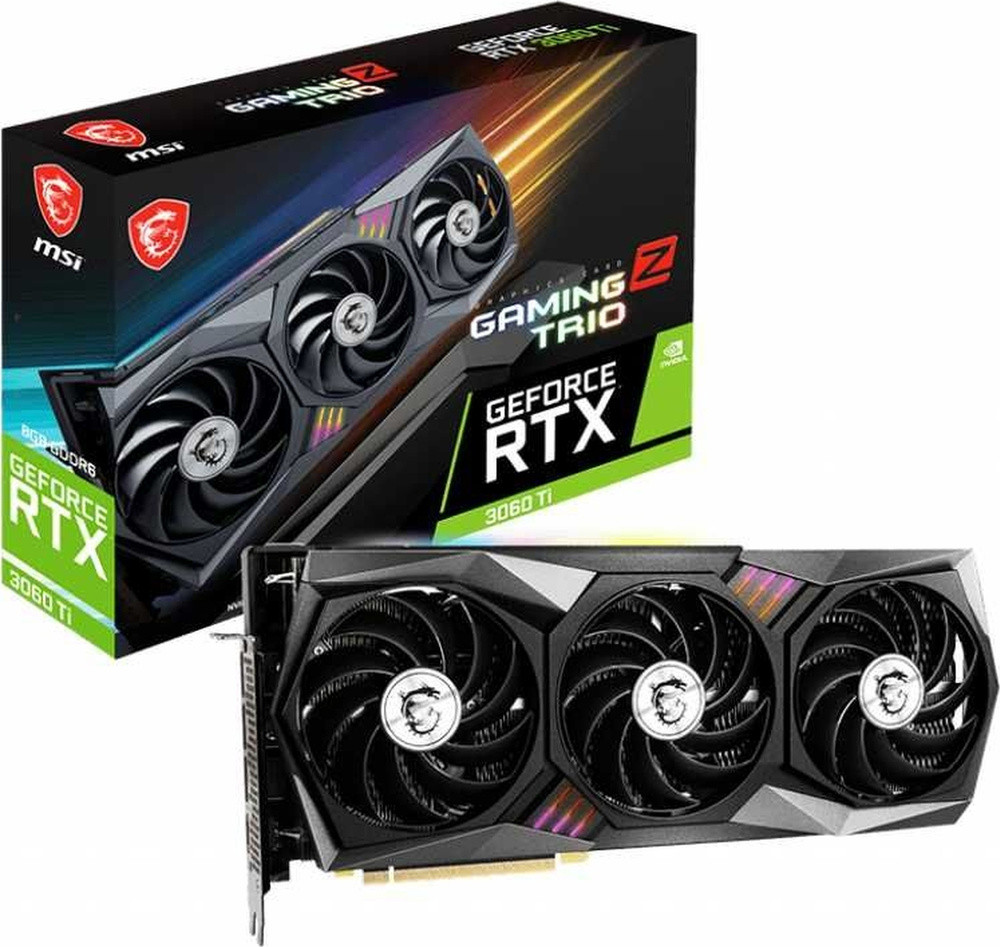 Видеокарта Msi Gaming Z trio RTX 3060 TI