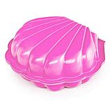 Детская песочница Ракушка Maxi розовый, фото 3