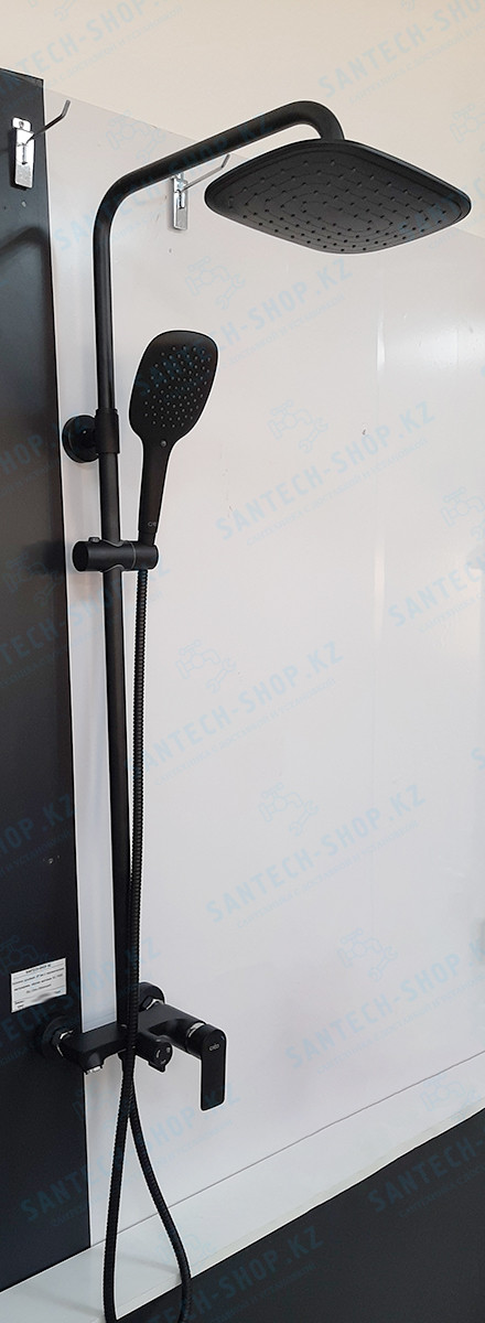 SC7500BK Колонна душевая 35 мм с керамическим картриджем, чёрная матовая - фото 3 - id-p109341552