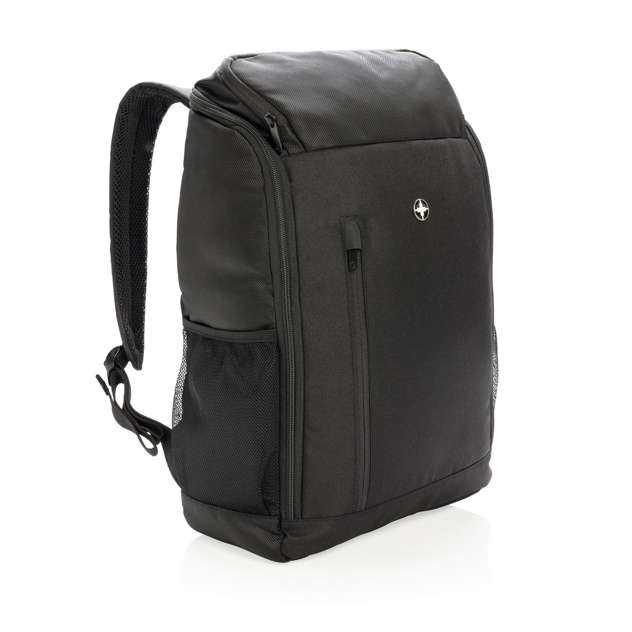 Рюкзак для ноутбука Swiss Peak из rPET AWARE , 15'', черный; , Длина 31 см., ширина 13 см., высота 43 см., - фото 1 - id-p109386170
