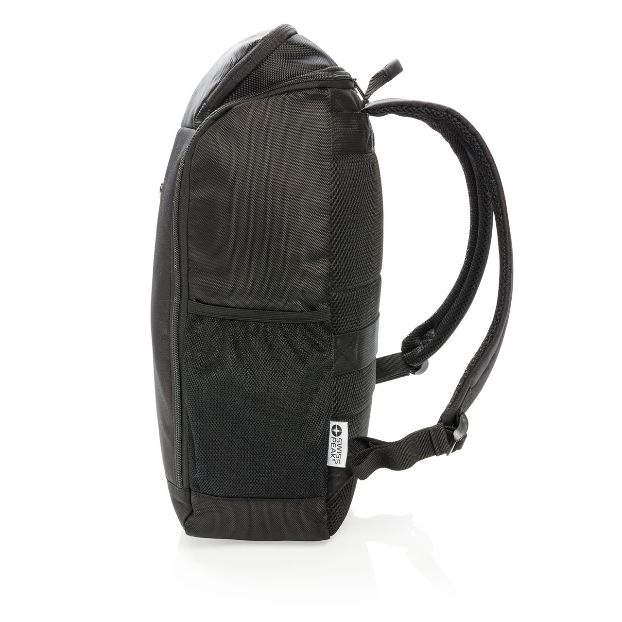 Рюкзак для ноутбука Swiss Peak из rPET AWARE , 15'', черный; , Длина 31 см., ширина 13 см., высота 43 см., - фото 3 - id-p109386170