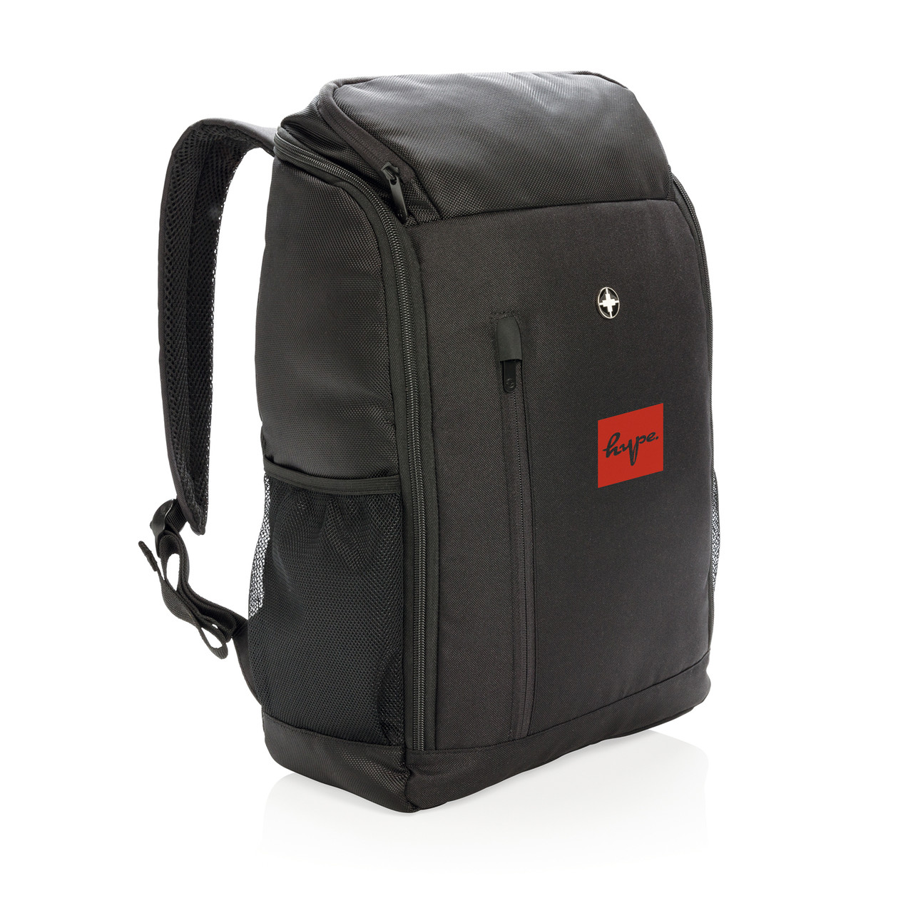 Рюкзак для ноутбука Swiss Peak из rPET AWARE , 15'', черный; , Длина 31 см., ширина 13 см., высота 43 см., - фото 8 - id-p109386170