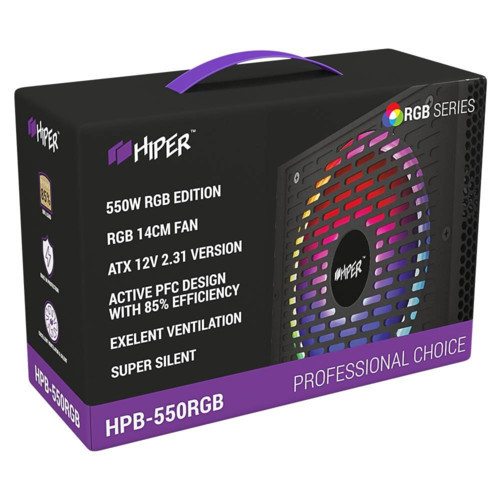 HIPER HPB-550RGB блок питания (HPB-550RGB) - фото 5 - id-p109386203
