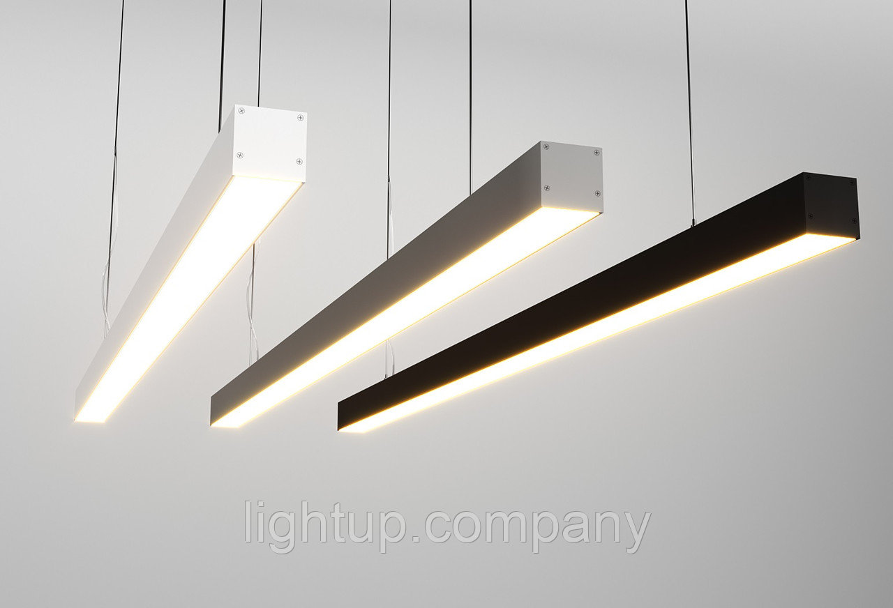 Подвесной линейный светильник 4000К 800х35х35 мм, фото 1