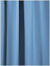 Шторы Маркет Блэкаут на ленте, 200х270 см, 2 шт., голубой, фото 2