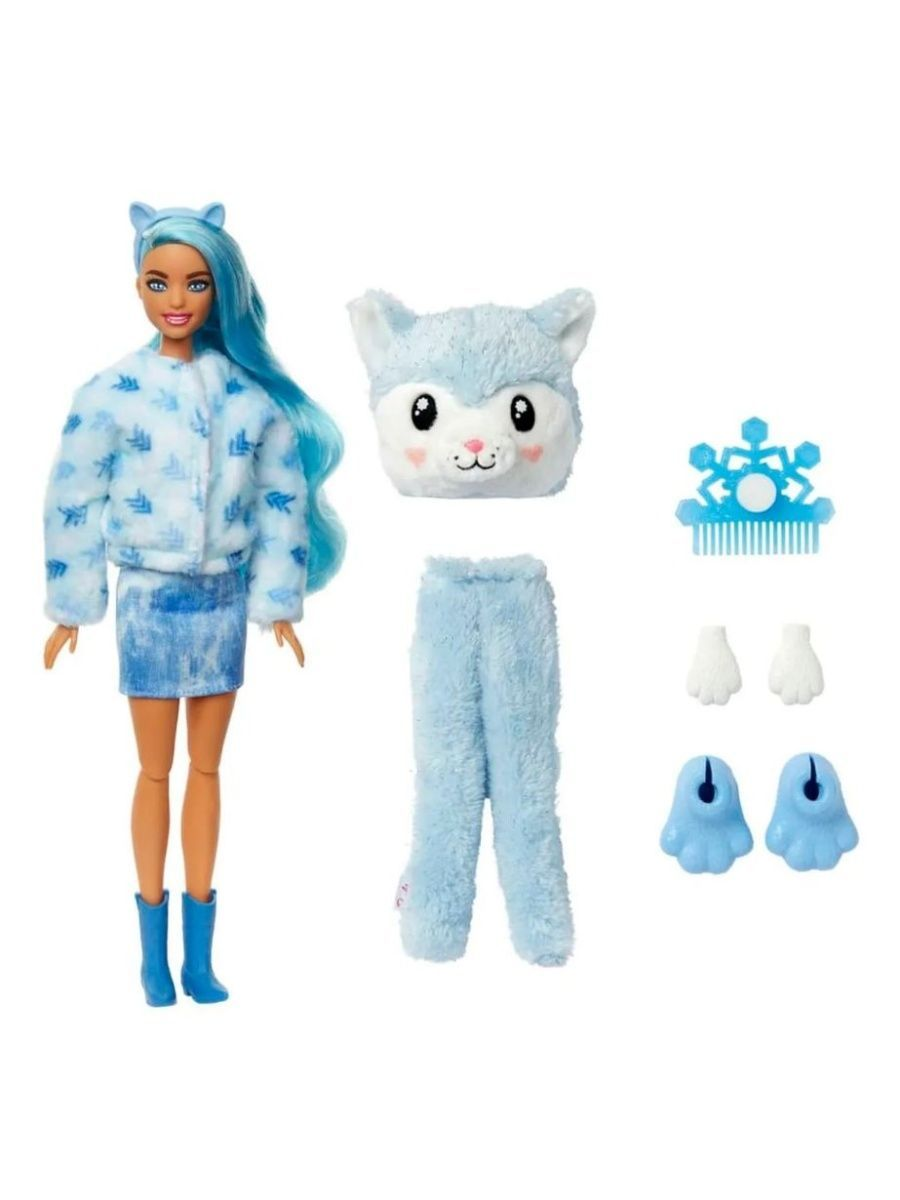 Barbie Зимний блеск Милашка-проявляшка Кукла Хаски Барби, Cutie Reveal  HJL63 (id 109387037), купить в Казахстане, цена на Satu.kz