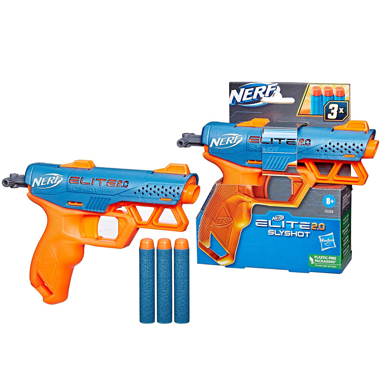 Hasbro Nerf Elite 2.0 Пистолет Слайшот Slyshot F6356 - фото 4 - id-p109387270