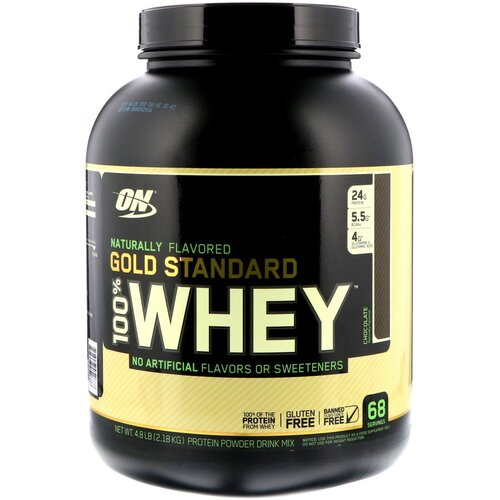 Протеин 100% Natural Whey Gold Standard, 68 порций, Optimum Nutrition Шоколад - фото 1 - id-p106361301