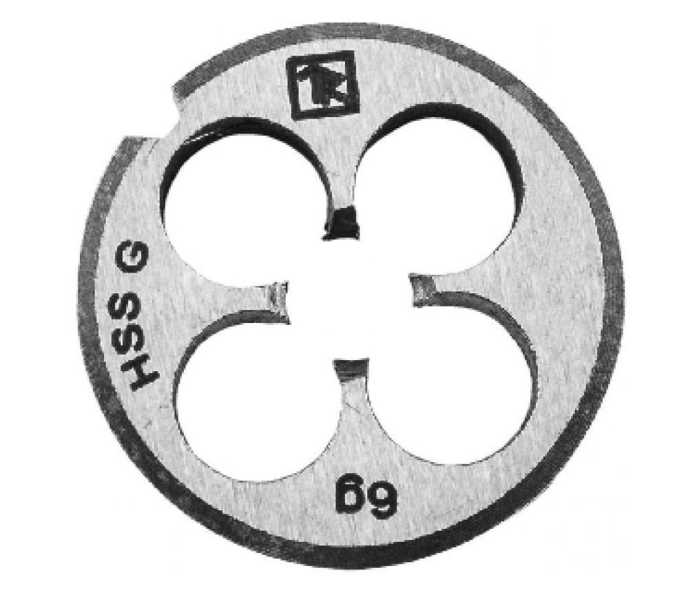 Плашка D-COMBO круглая ручная М10х1.0, HSS, Ф30х11 мм MD101 - фото 2 - id-p69460848