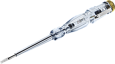 Пробник ЗУБР "ЭКСПЕРТ" электрический, на карточке, 100-500В, 145мм